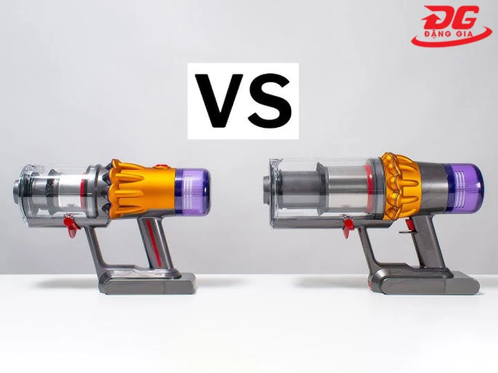 so sánh Dyson V12 vs Dyson V15 Detect