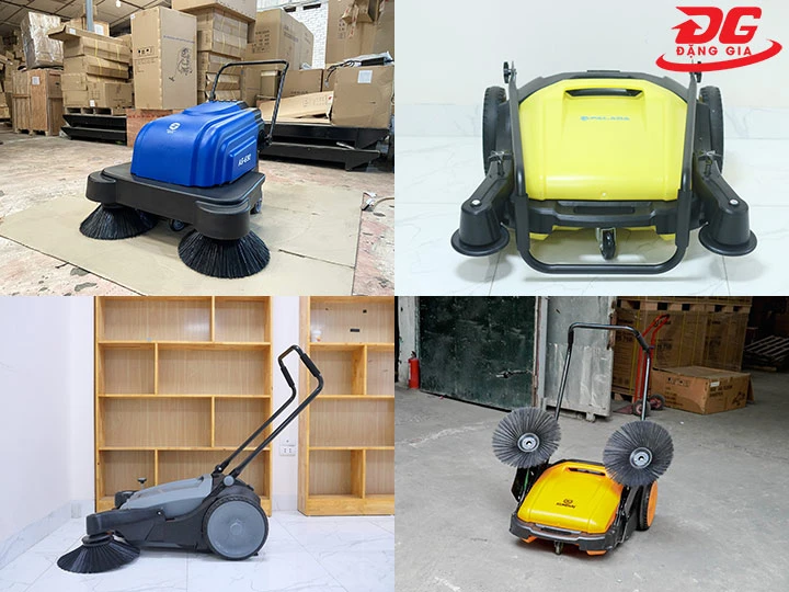 so sánh nhanh các mẫu xe quét rác đẩy tay