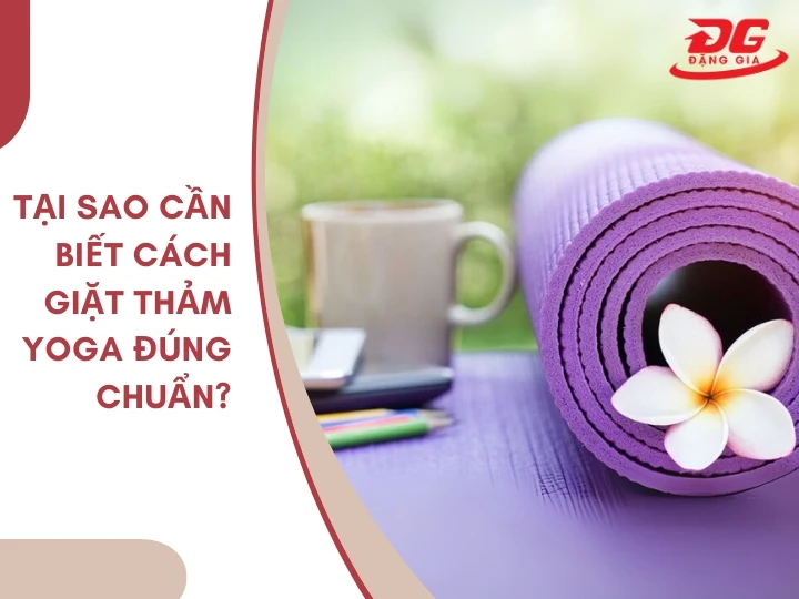 Tại sao cần biết cách giặt thảm yoga