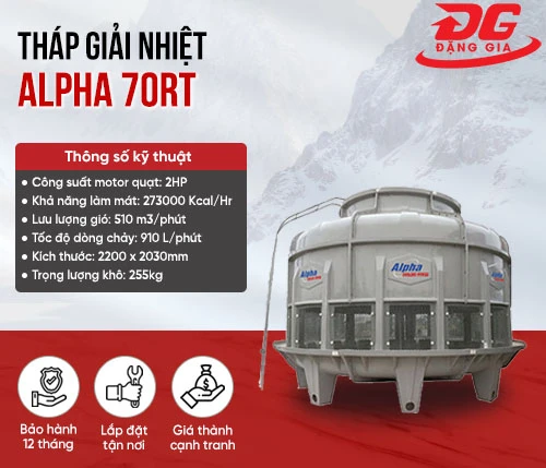 Tháp giải nhiệt nước Alpha 70RT 2