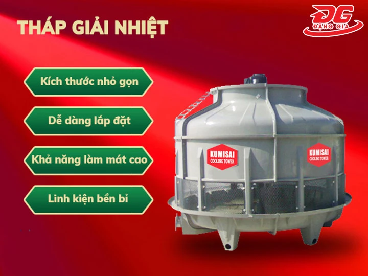ưu điểm của tháp tản nhiệt