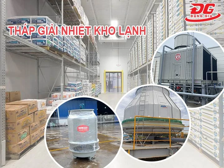 Tháp giải nhiệt kho lạnh: Cấu tạo, Ưu điểm, Nguyên lý