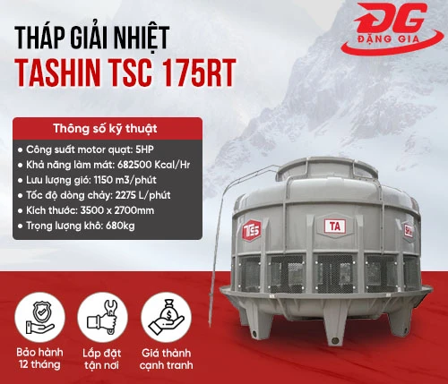 Tháp giải nhiệt công nghiệp TASHIN TSC 175RT 2
