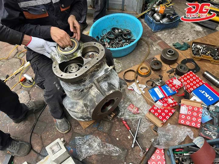 thay vòng bi máy nén khí trục vít