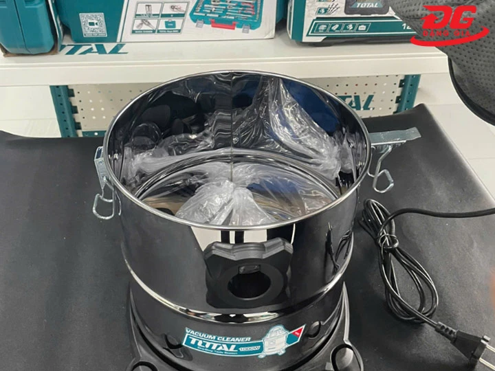 Thùng rác máy hút bụi công nghiệp Total 