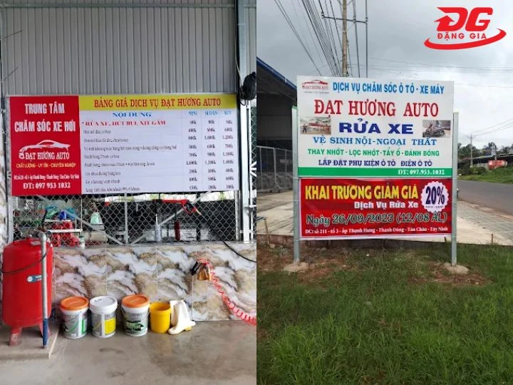 Tiệm rửa xe Tây Ninh Đạt Hương