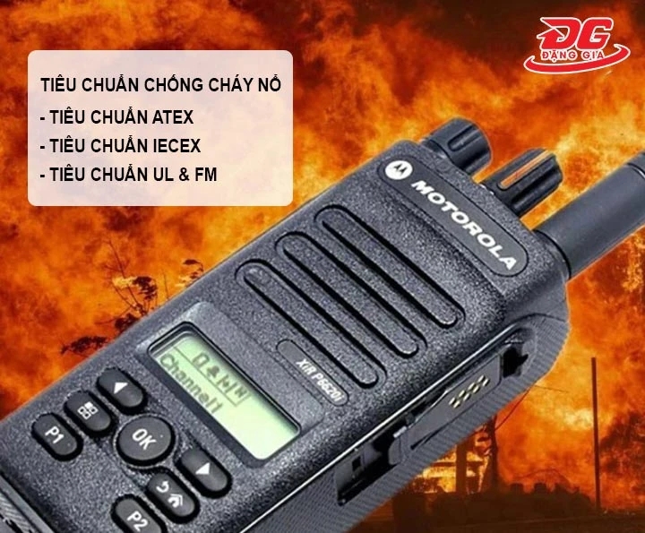 tiêu chuẩn của bộ đàm chống cháy nổ