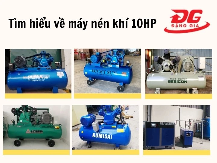 Tìm hiểu về máy nén khí 10HP