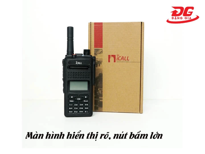 bộ đàm POC hiển thị rõ