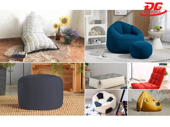 Các loại chất liệu của ghế lười