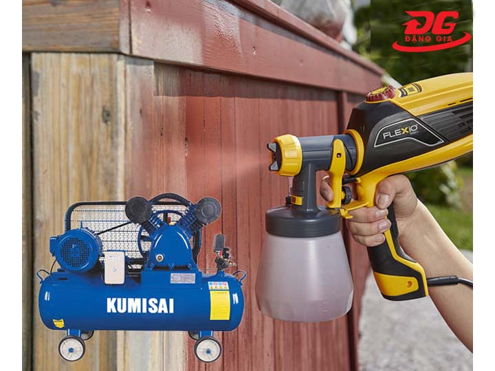 cách sử dụng máy nén khí phun sơn