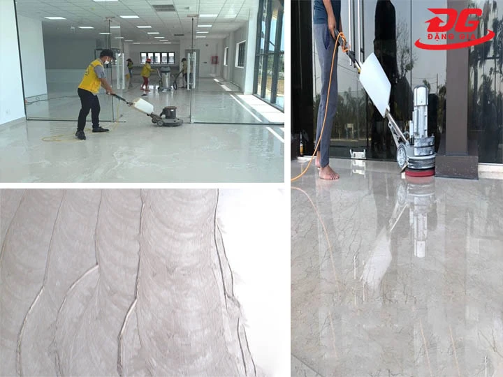 máy chà sàn Krapo phù hợp các mặt sàn