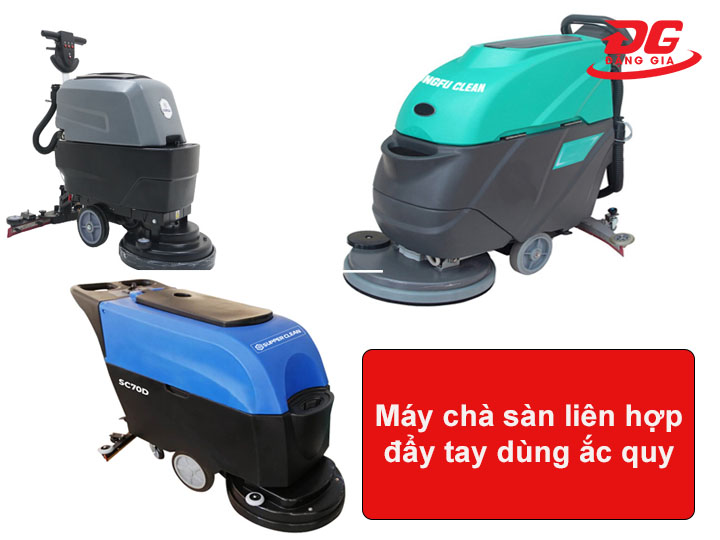 Bảng giá máy chà sàn liên hợp đẩy tay dùng ắc quy