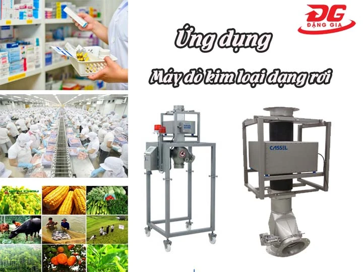 ứng dụng Máy dò kim loại dạng rơi