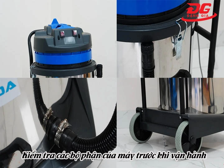 kiểm tra máy trước khi vận hàng
