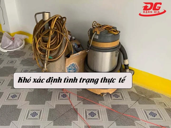 Khó xác định tình trạng thực tế