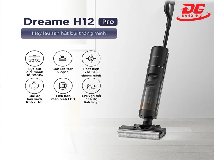 Máy lau hút bụi Dreame H12 Dual không dây