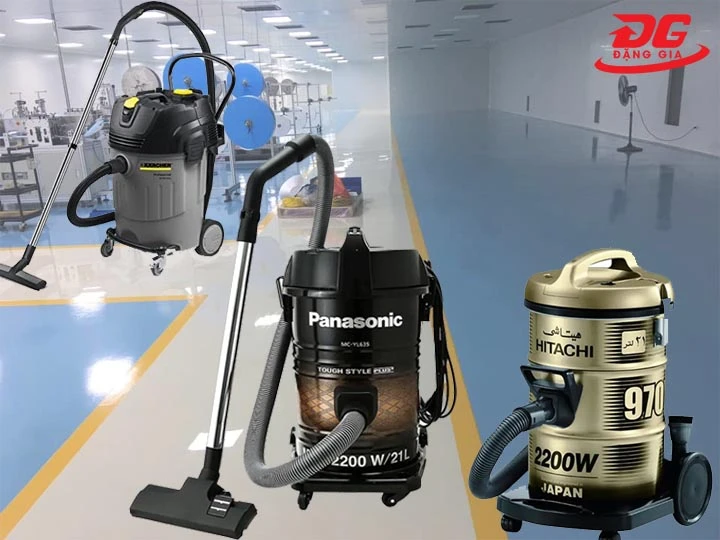 so sánh máy hút bụi công nghiệp Panasonic và hãng khác