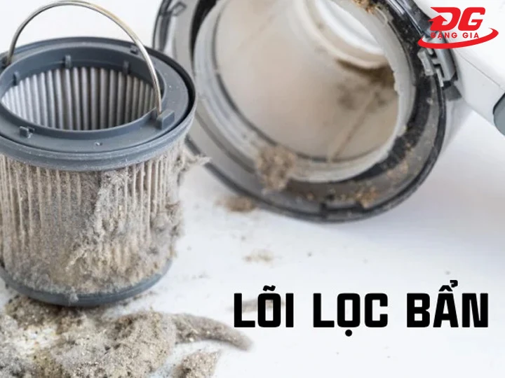 Máy hút bụi hút kém