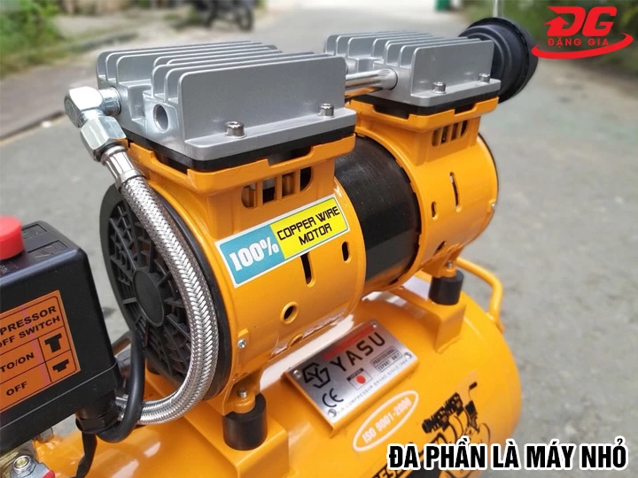 Máy nén khí Yasu đa phần là loại nhỏ