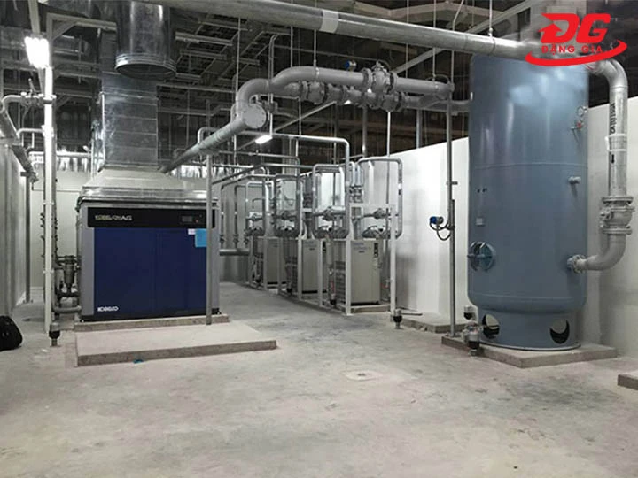 Dự trữ khí nén đáp ứng nhu cầu tức thời