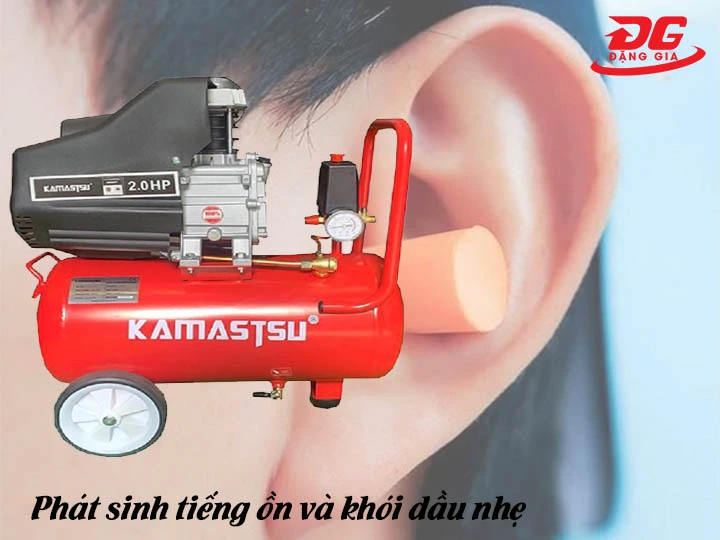 Phát sinh tiếng ồn và khói dầu