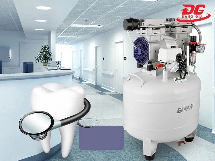 máy nén khí nha khoa chính hãng