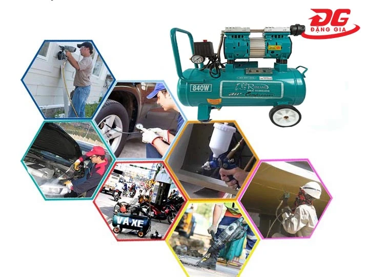 Ứng dụng của máy nén khí 30l