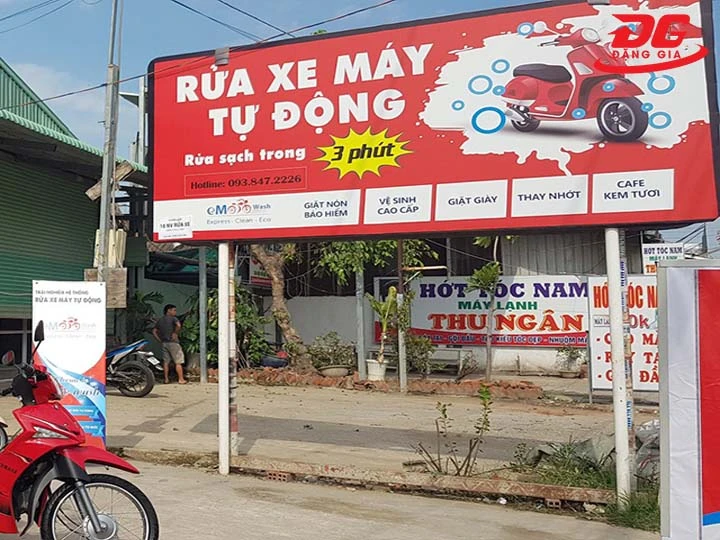 giá rửa xe máy theo từng vùng