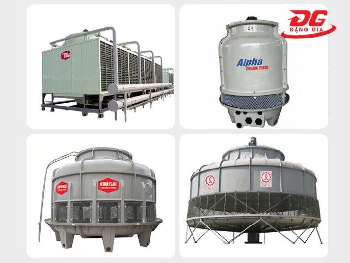 tháp giải nhiệt chiller thiết kế đơn giản