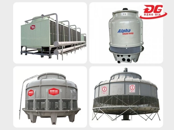 tháp giải nhiệt chiller thiết kế đơn giản