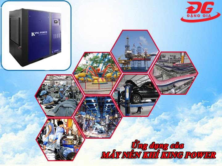 ứng dụng máy nén khí King Power