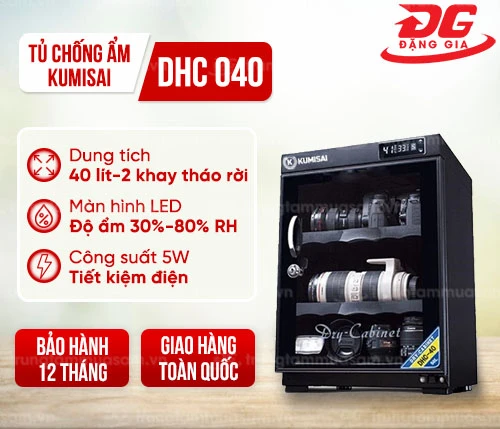 Tủ chống ẩm Kumisai DHC 040 (40 lít) 2
