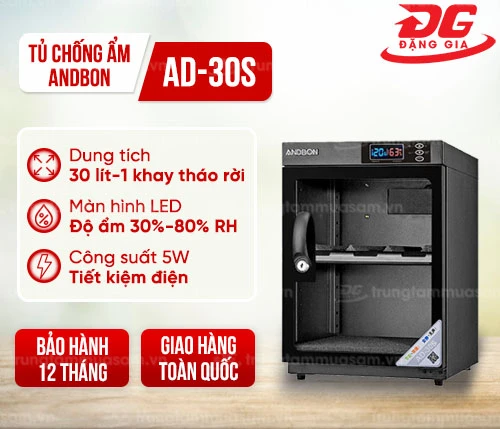 Tủ chống ẩm Andbon AD-30S (30 lít) 2