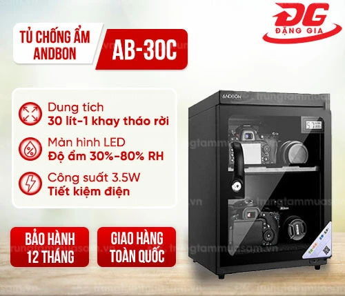 Tủ chống ẩm Andbon AB-30C (30 lít) 2