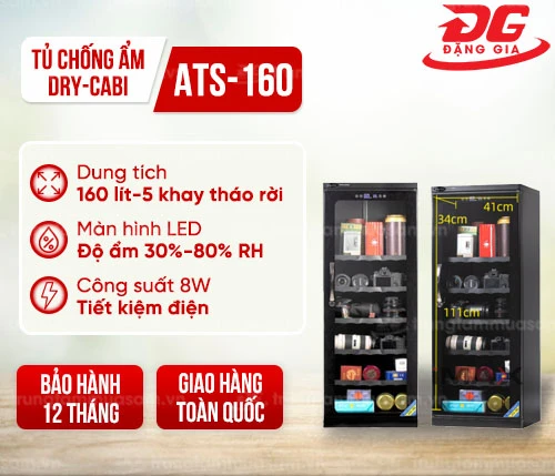 Tủ chống ẩm Dry-Cabi ATS-160 (160 lít) 2