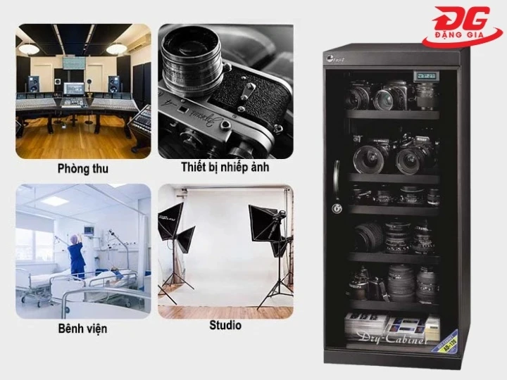 Ứng dụng đa dạng của tủ chống ẩm FujiE AD120 (120 lít)