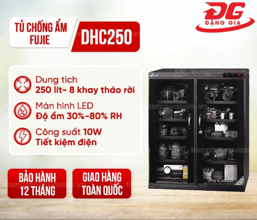 Tủ chống ẩm Fujie DHC250 (250 lít) 2