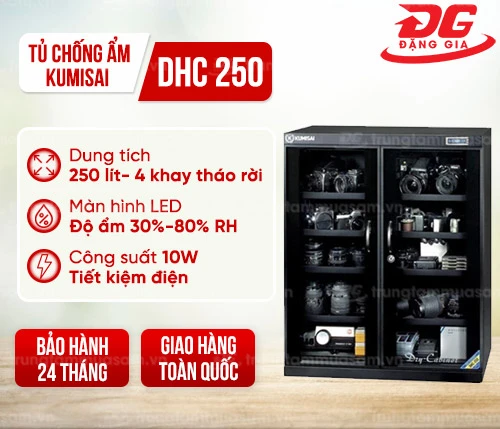 Tủ chống ẩm Kumisai DHC 250 (250 lít) 2