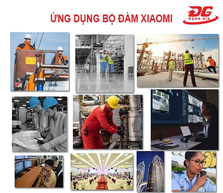 Ứng dụng của máy bộ đàm cầm tay Xiaomi