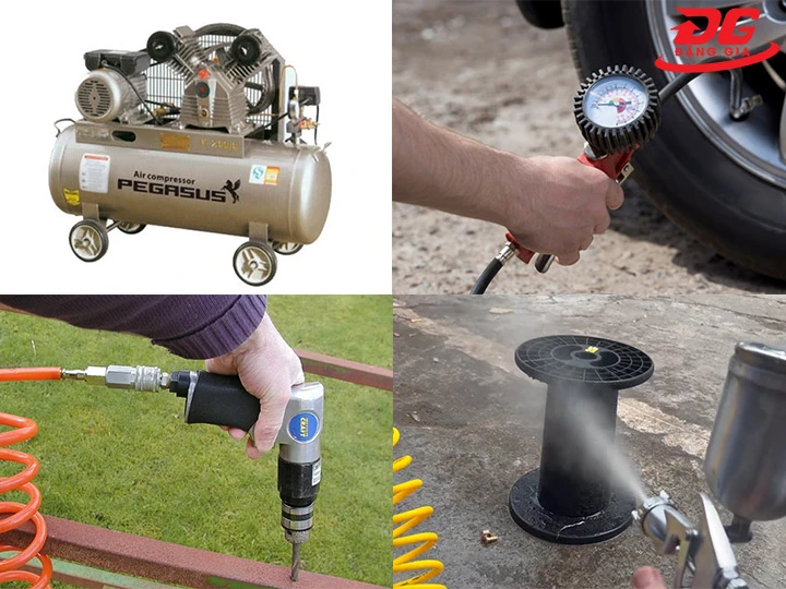ứng dụng của máy nén khí Pegasus TM-W-1.6/10