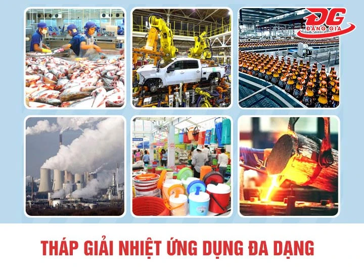 Ứng dụng của Tháp giải nhiệt Kumisai KMS 400RT*2cell