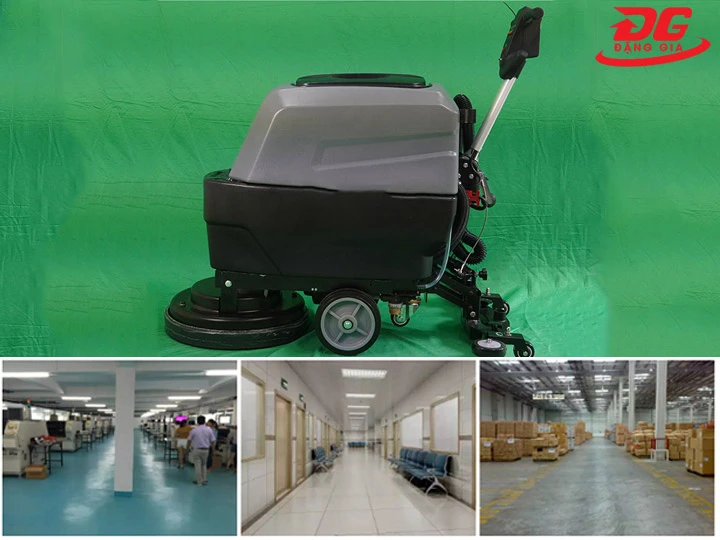 Ứng dụng máy chà sàn liên hợp Kumisai KMS 45B