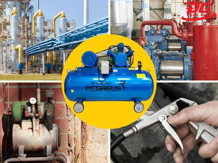 ứng dụng máy nén khí Pegasus TM-W-0.67/8-500L