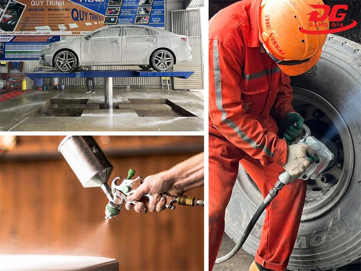 Ứng dụng máy nén khí Puma PK-10300(10HP)