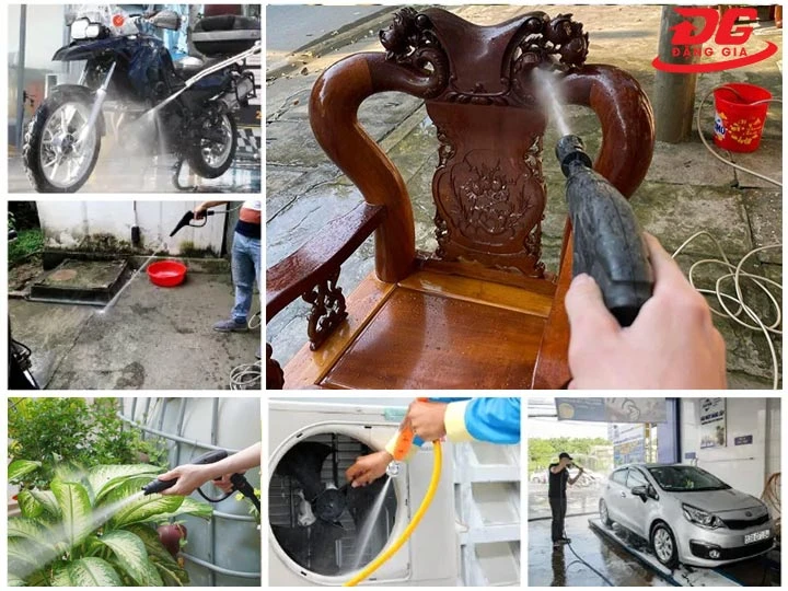 Ứng dụng máy rửa xe Sakura