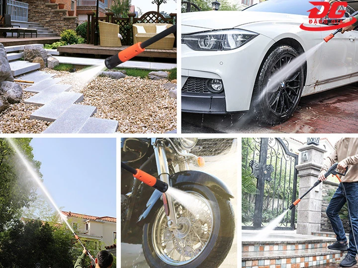 ứng dụng máy rửa xe Trung Quốc