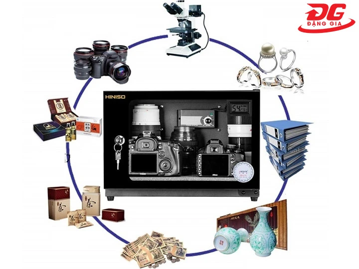 Ứng dụng tủ chống ẩm Hiniso