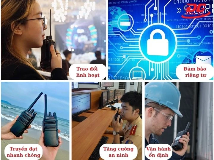 Ưu điểm bộ đàm Intercom