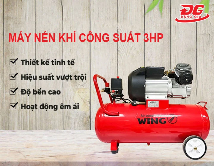 ưu điểm của Máy nén khí 3HP